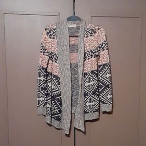 Pink rose cardigan